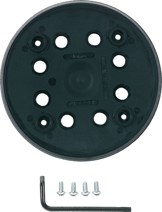 Bosch 125mm 중간 경도 샌딩 패드 (나사 포함).